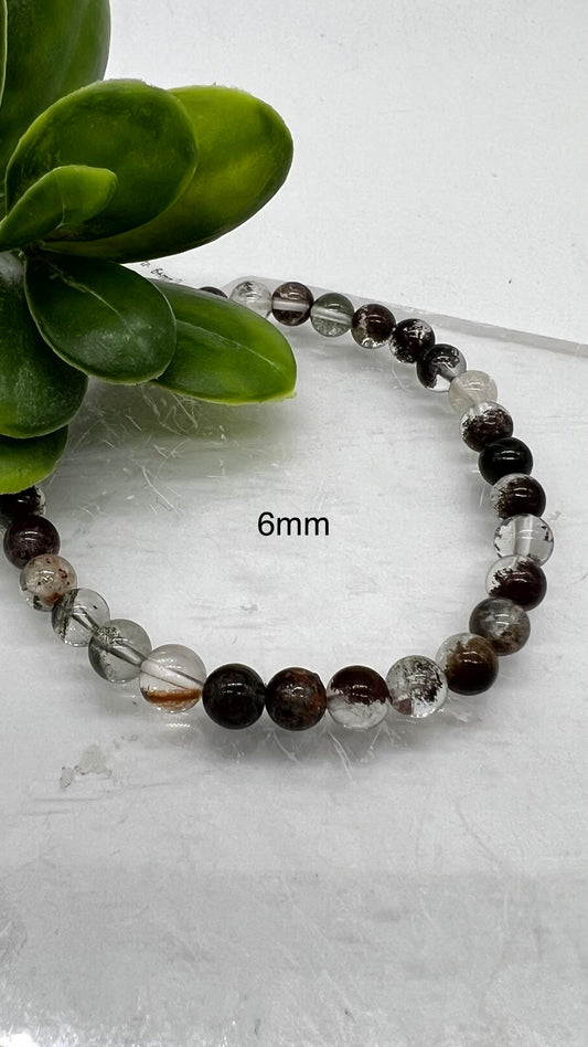 Phantom Garden Quartz Bracelet - Cleansing, Healing, Energy, Focus, Balance