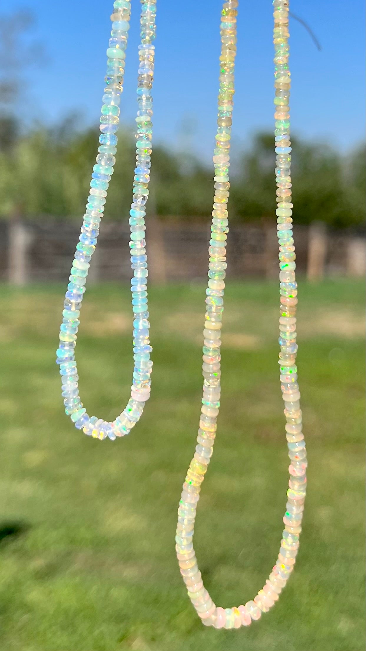 Genuine Ethiopian Welo Opal Bracelet in 14k Gold Bracelet