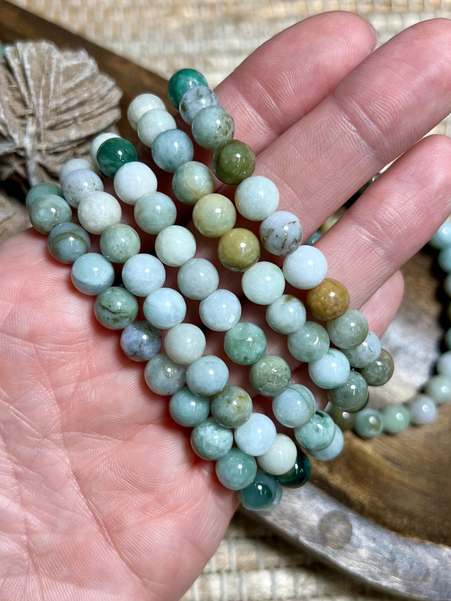 Jadiete Bracelet - Serenity, Balance, Good Luck, Emotional Healing, Prosperity