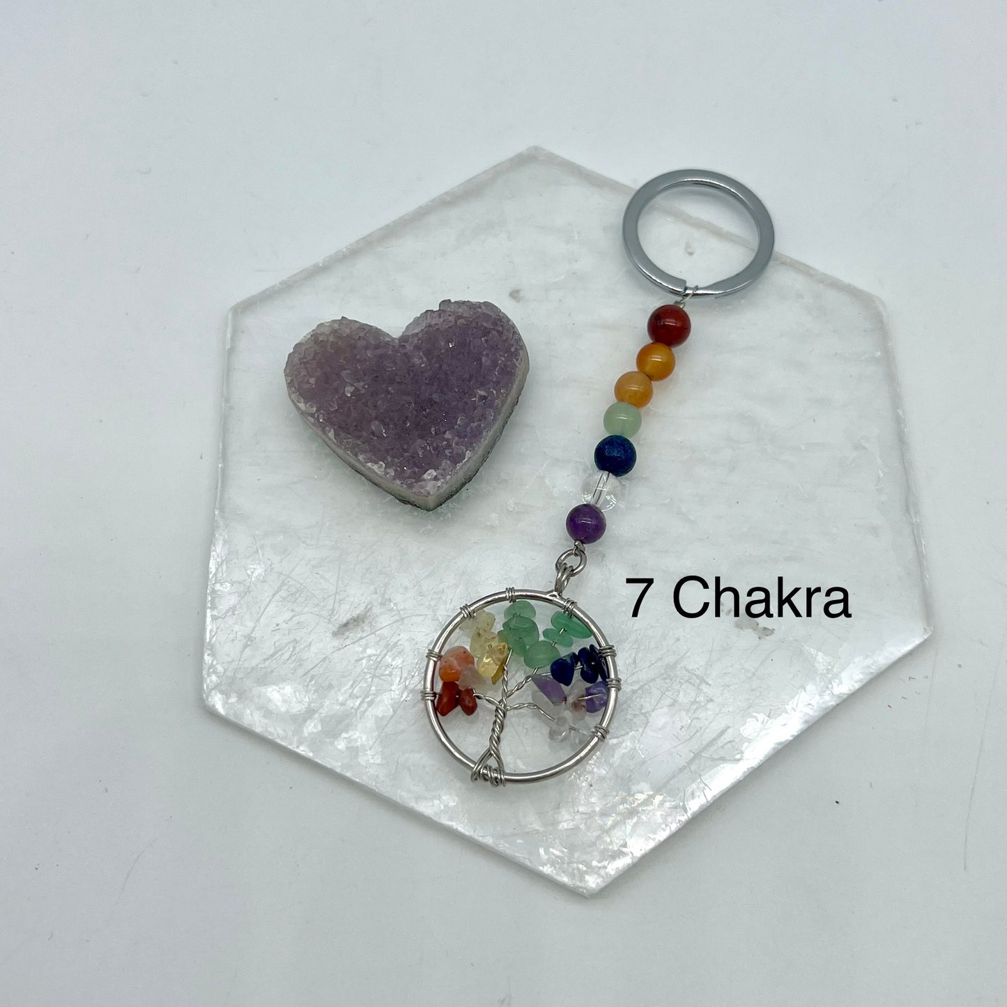 7 Chakra Tree of Life Keychains