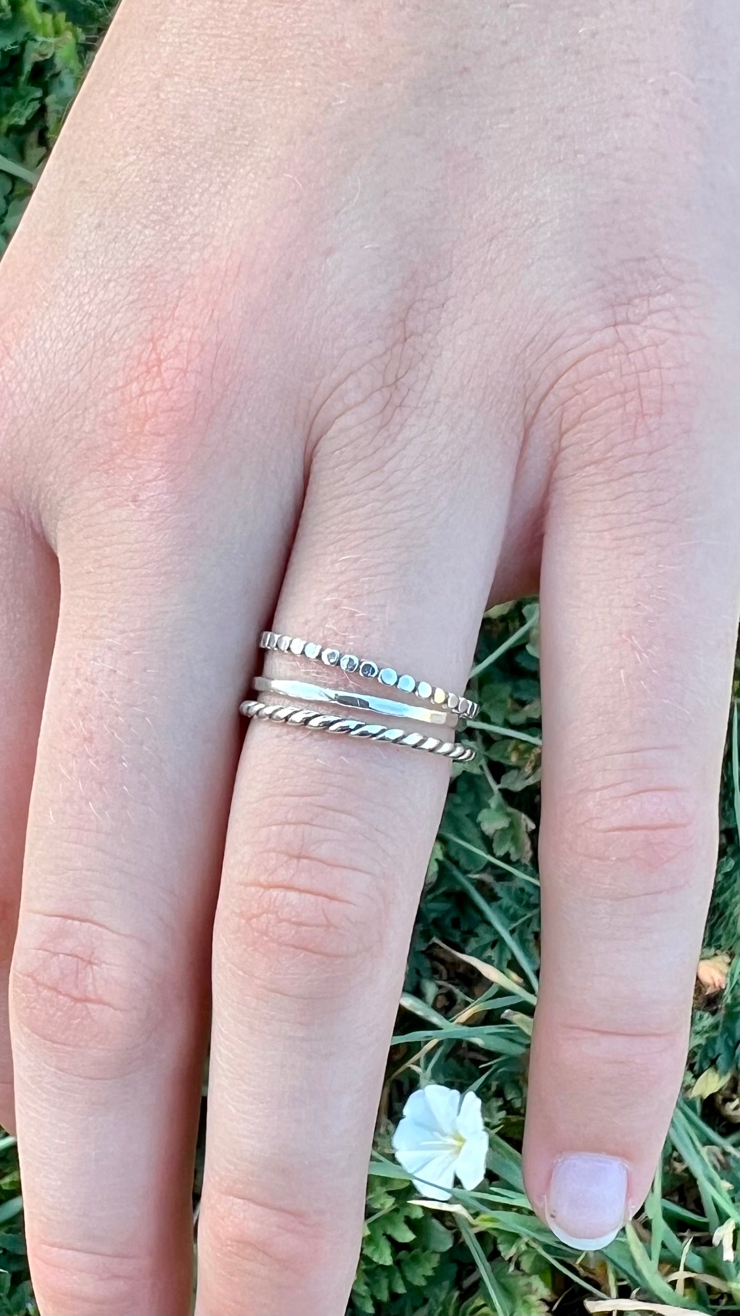 Sterling Silver Stackable rings