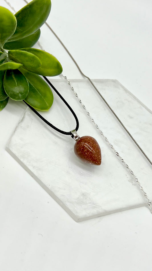 Sandstone Acorn Necklace