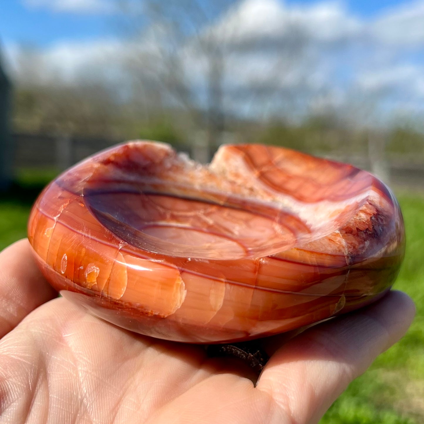 Carnelian Druzy Bowl