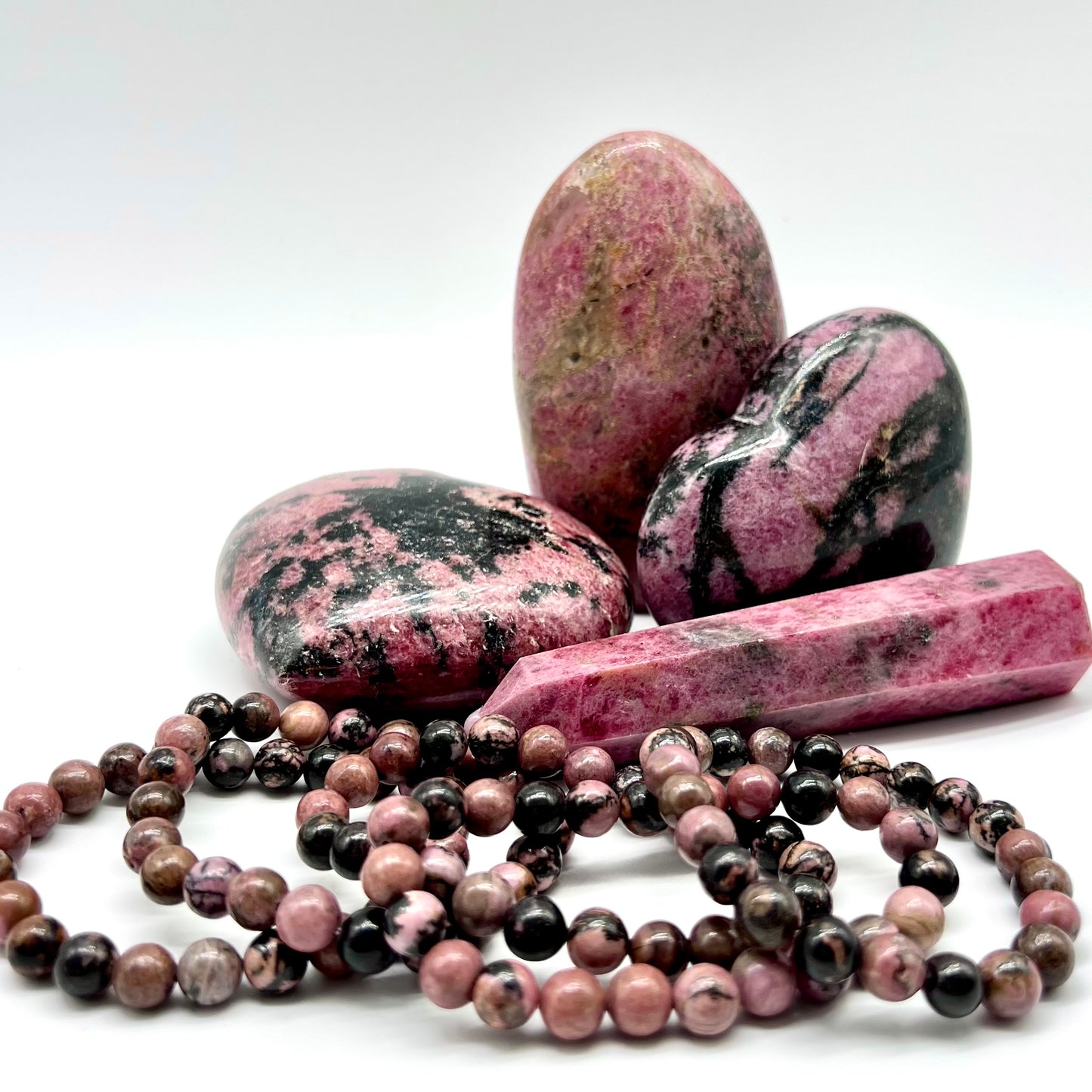 Rhodonite Bracelet - Clarity, Dreams, Calm, Love, Confidence