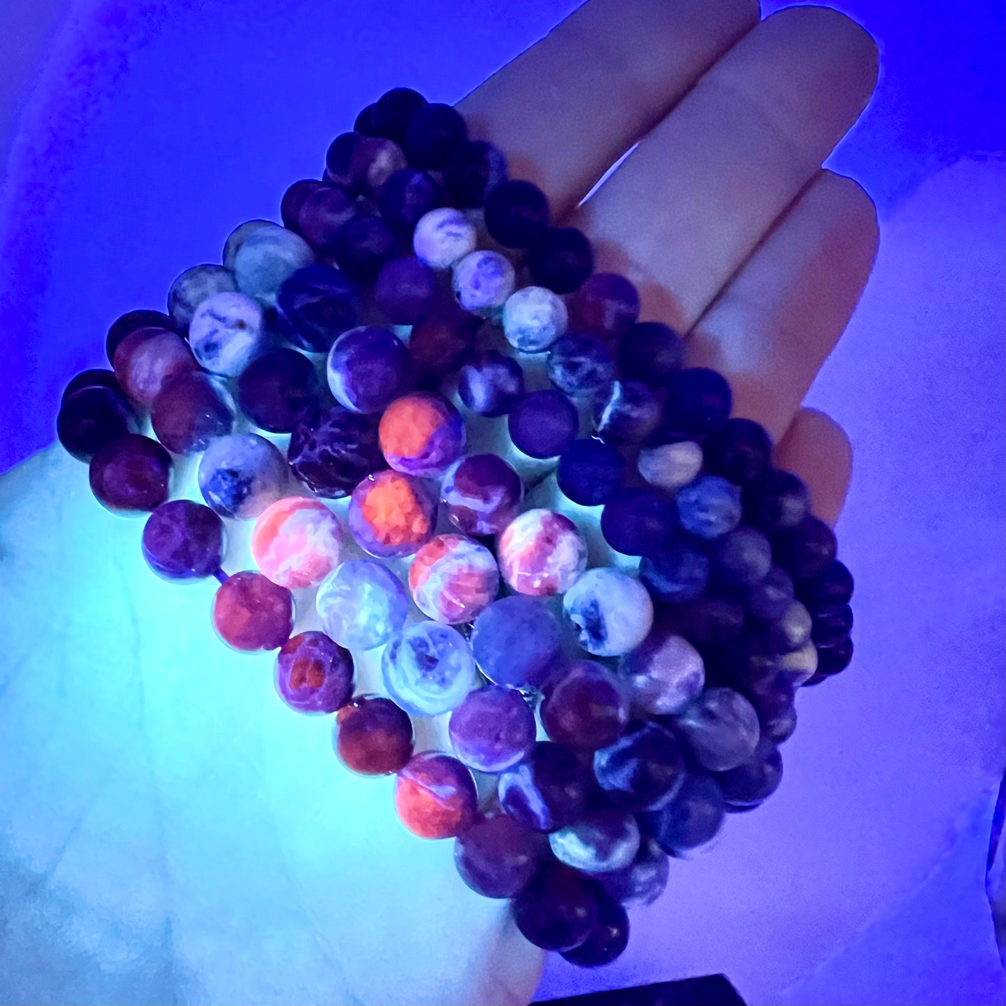 Sodalite Bracelet - Intuition, Clarity, Sleep, balances Metabolism, Communication