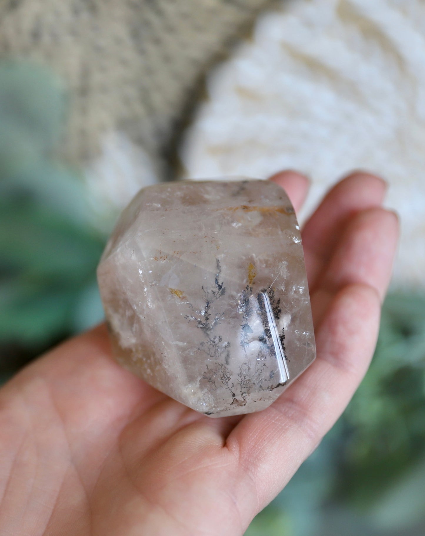 Dendritic Clear Quartz Free-Form