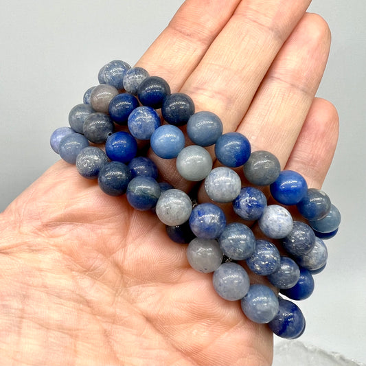 Blue Aventurine Bracelet - Relaxation, Growth, Inner Peace, Intuition