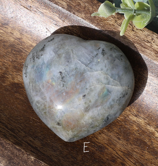 Sunset Labradorite Medium Heart