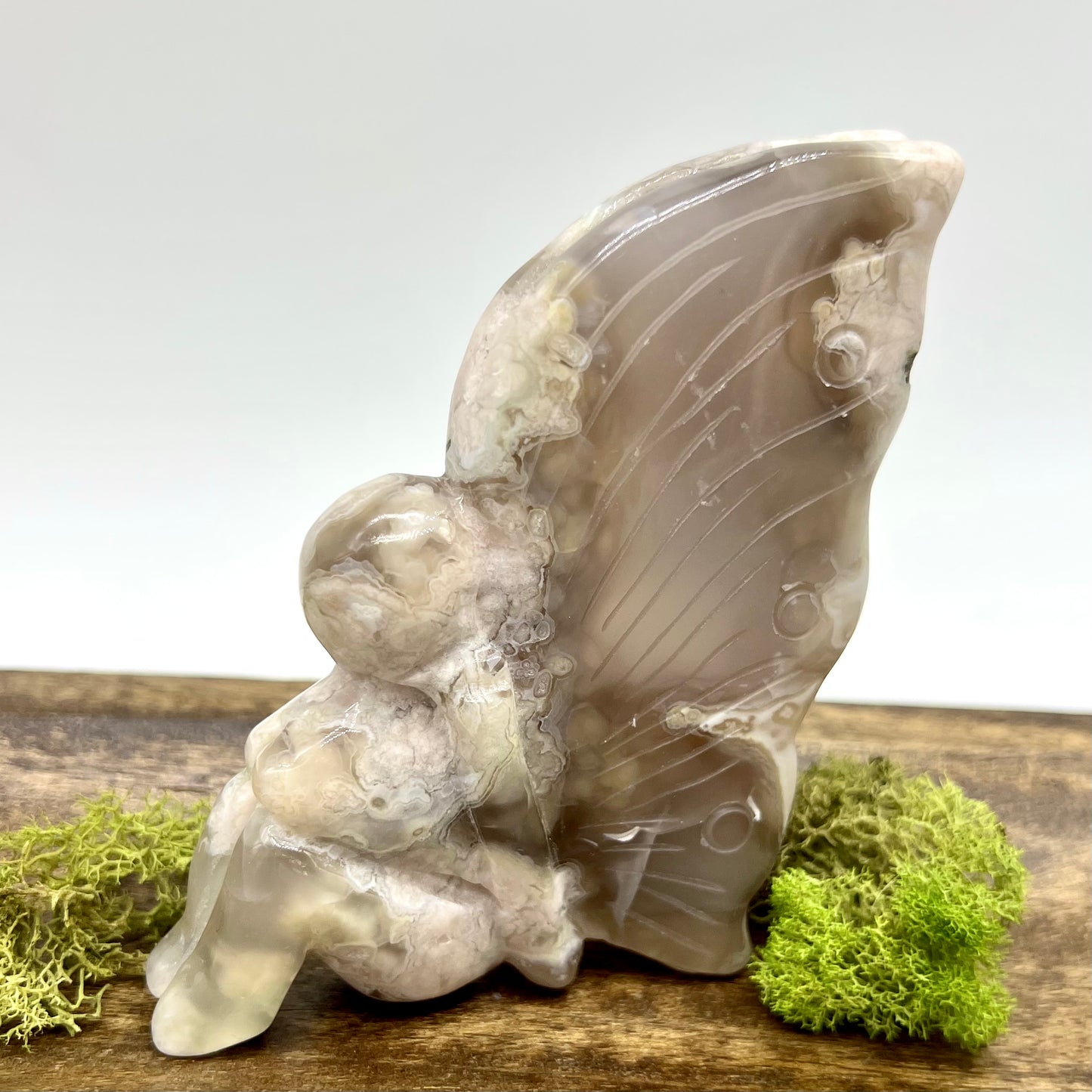Fairy Flower Agate Carving