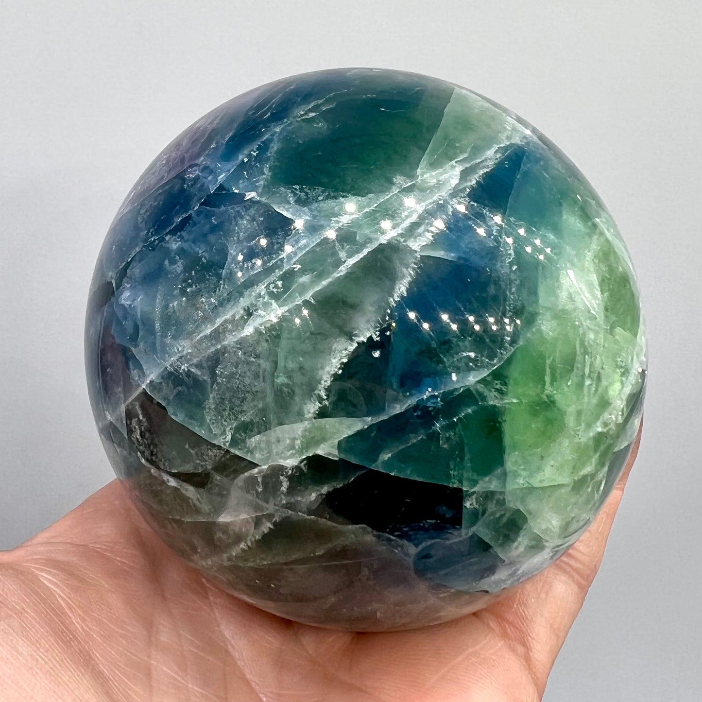 Rainbow Fluorite XL Sphere