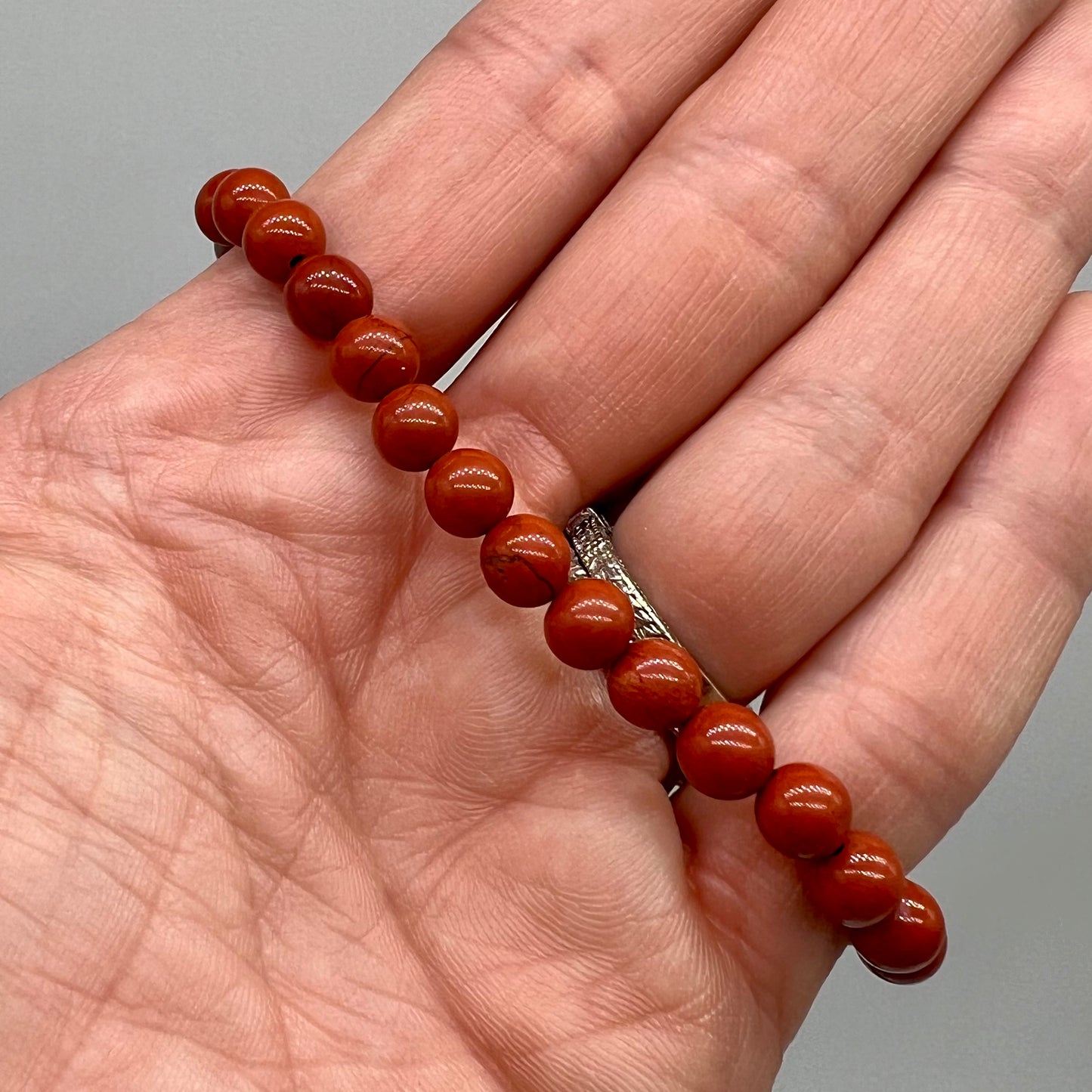 Red Jasper Bracelet - Motivation, New beginnings, Protection, Leadership, Joy