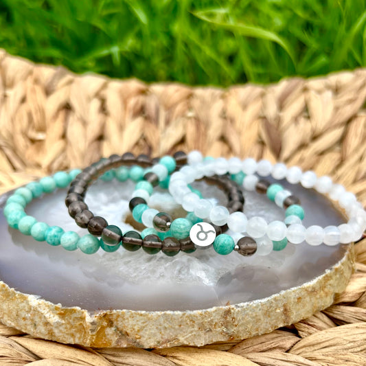 Taurus Zodiac Bracelet - Communication, Well-Being, Detox Negativity, Grounding, Positivity, Calm, Clarity