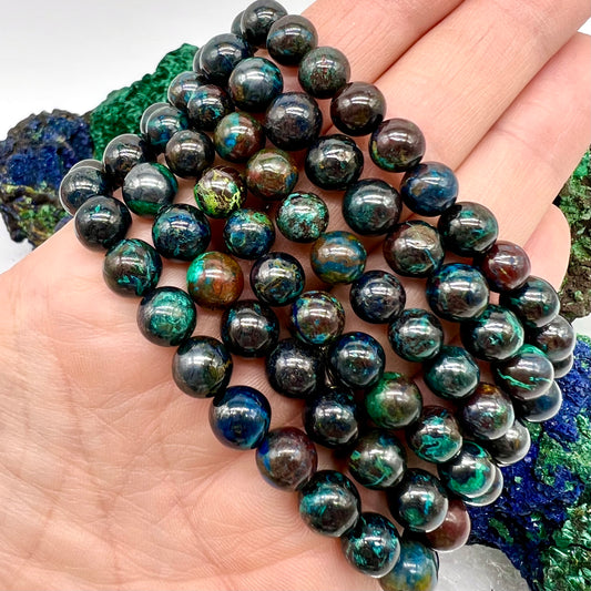 Azurite Bracelet - Calm, Patience, Dreams, Intuition, Awareness, Clarity