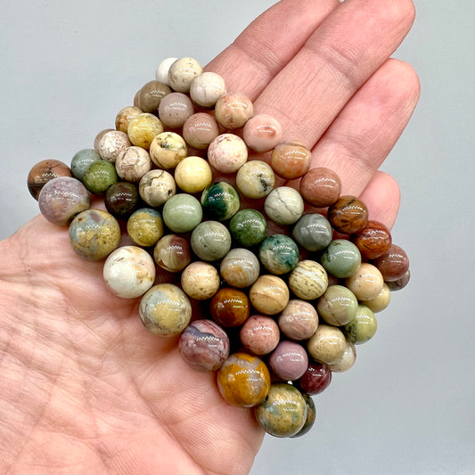 Alashan Agate Bracelet - Stamina, Harmony, Cleansing, Calming