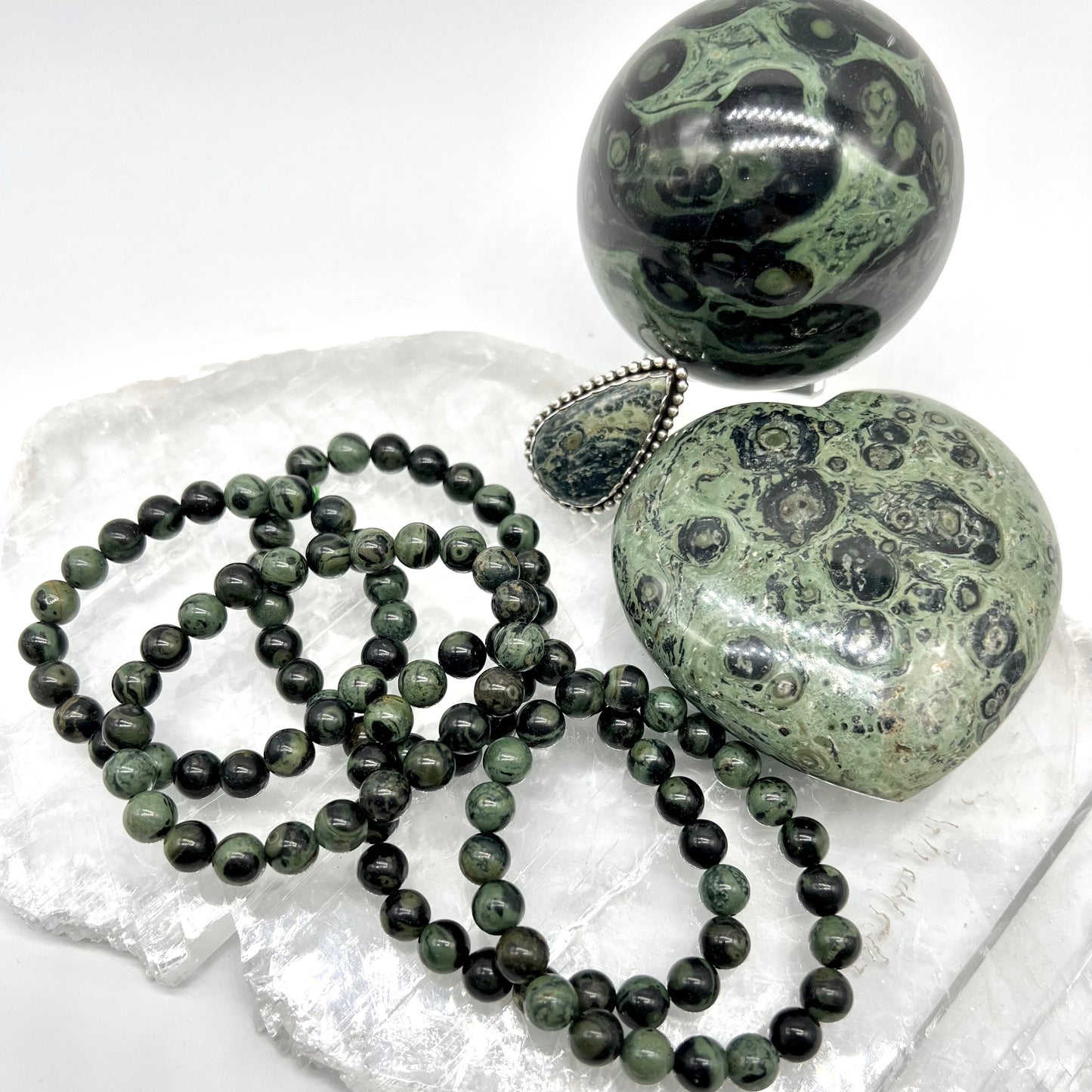 Kambaba Bracelet -New Beginnings, Nurturing, Stress Relief, Calming