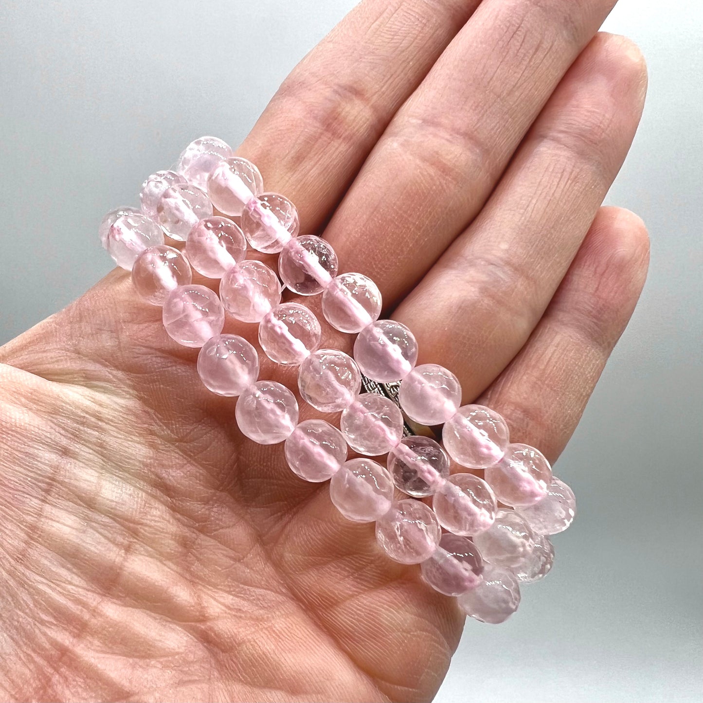 Rose Quartz Bracelet - Unconditional Love, Soothing, Forgiveness, Lifts Depression, Self Love