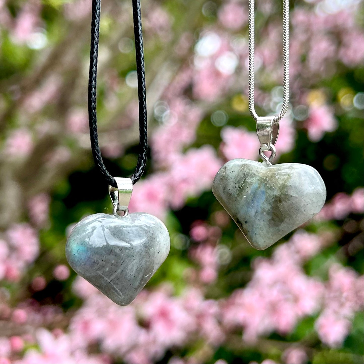 Labradorite Heart Necklace