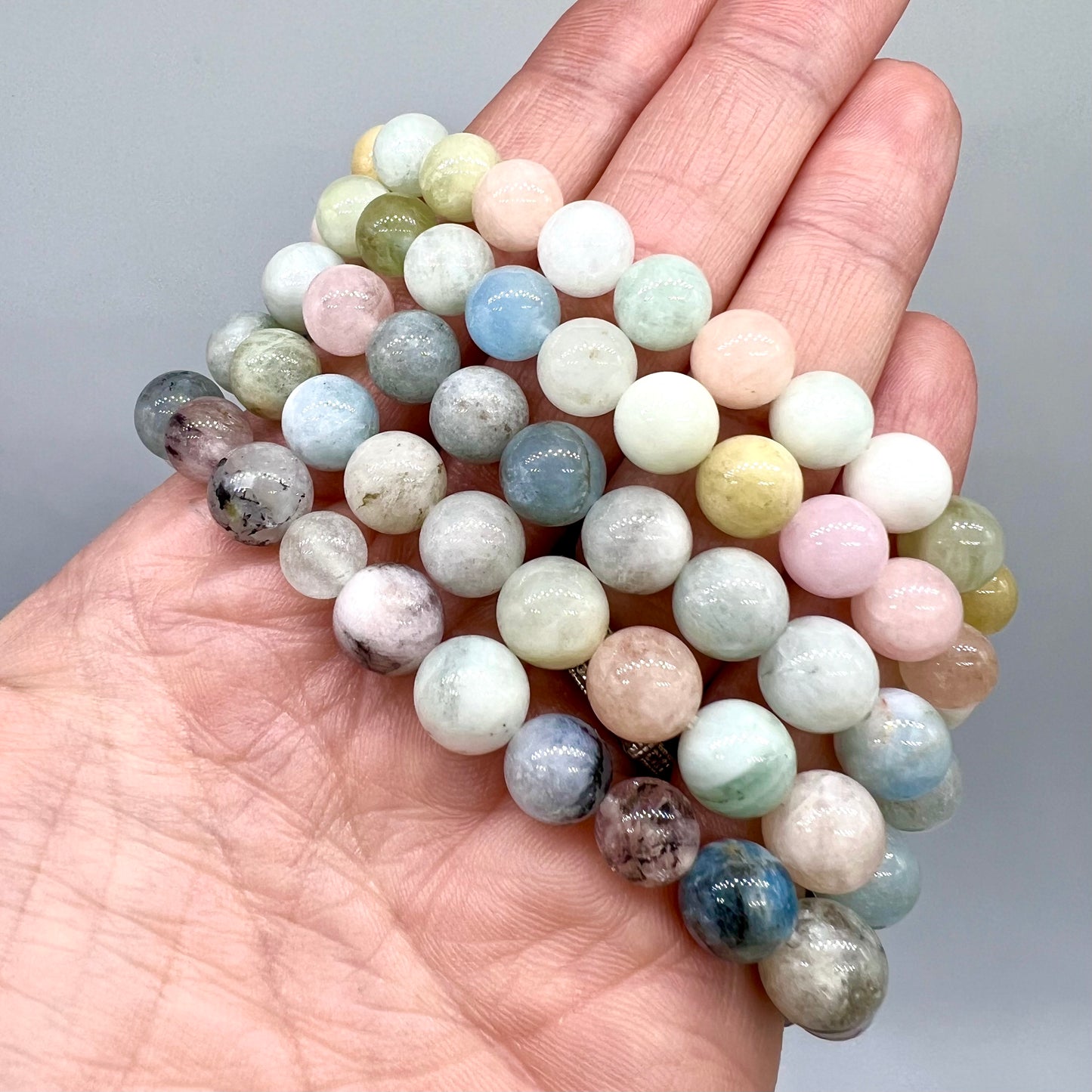 Morganite Bracelet - Compassion, Love, Calm, Confidence, Inner Peace