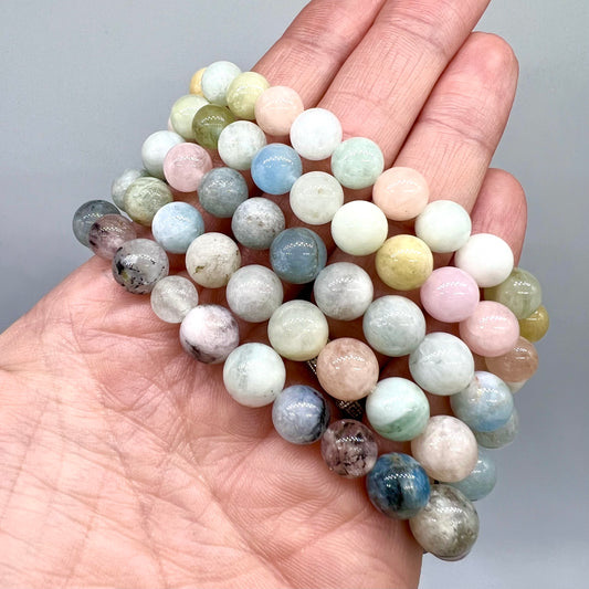 Morganite Bracelet - Compassion, Love, Calm, Confidence, Inner Peace