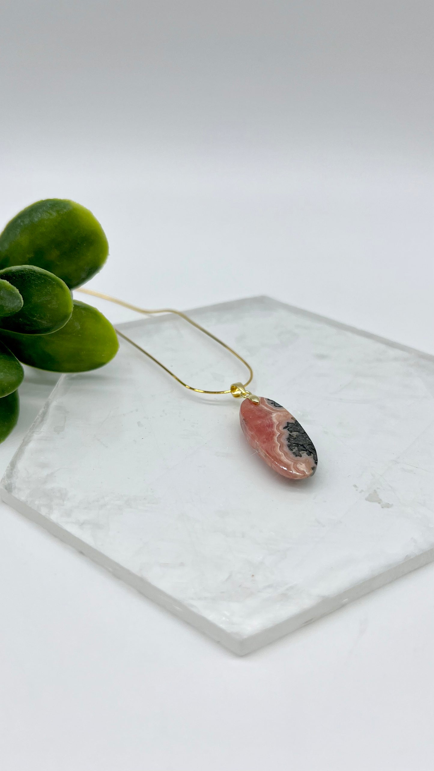 Rhodochrosite Necklace - Sister Best Friend