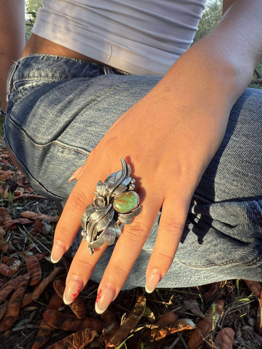 Royston Turquoise boho Ring