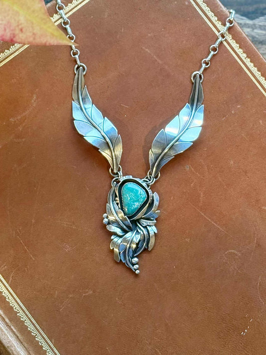 King Manassa Turquoise boho necklace