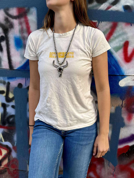 Montana Agate boho style Longhorn Pendant