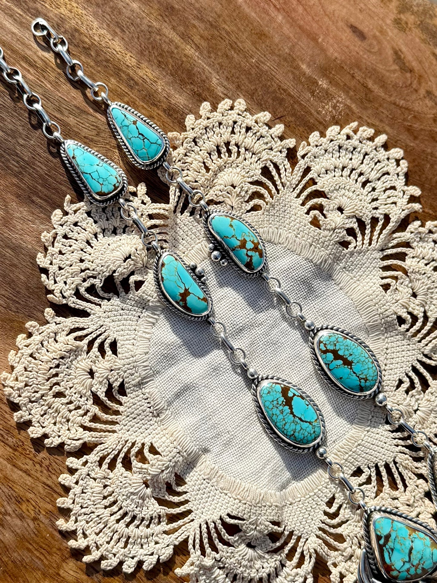 Custom Mine #8 Turquoise Bridal Lariat Back Piece – Ellen
