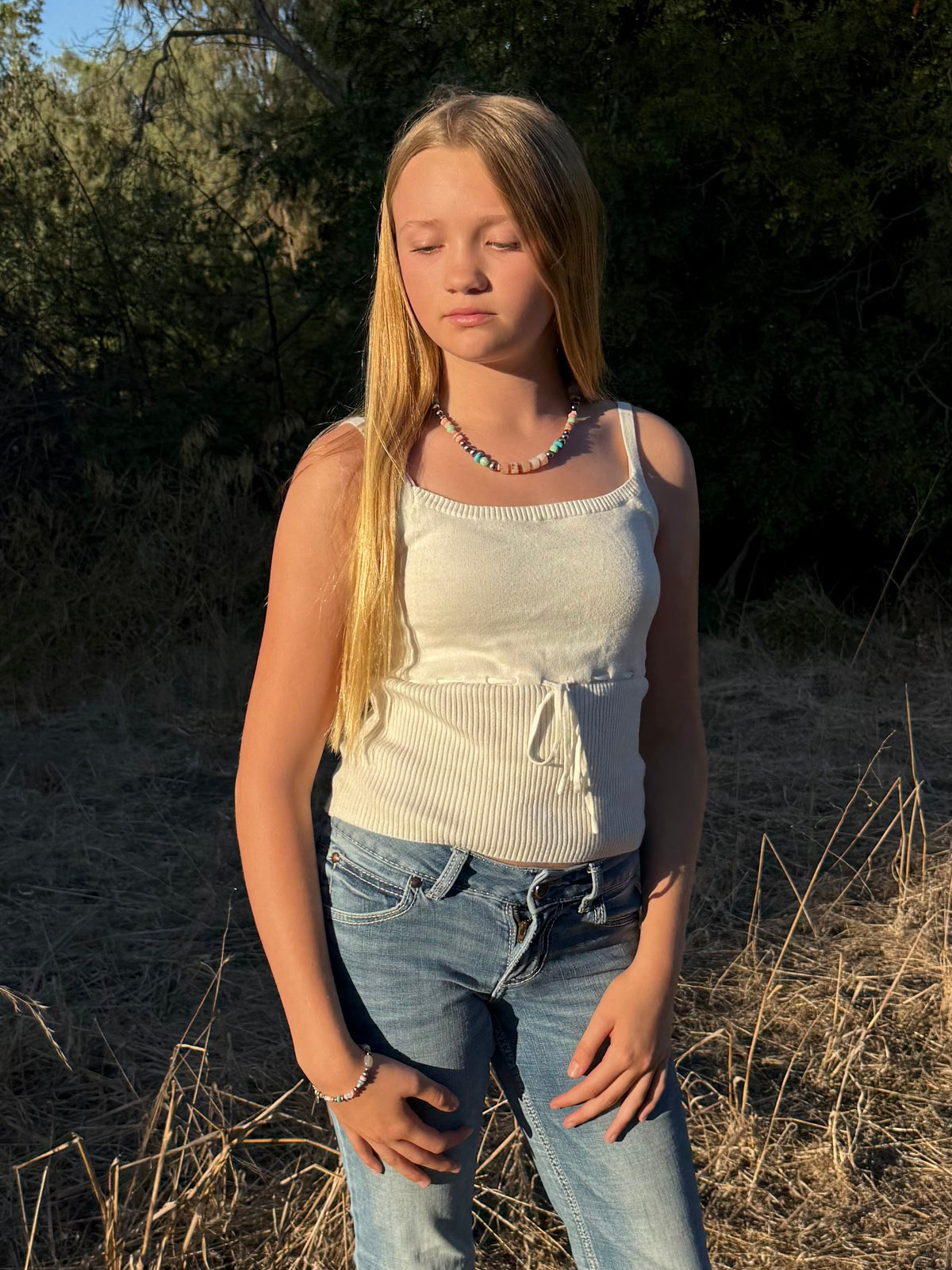 Montana Agate, Kingman Turquoise, Variscite & Pink Conch Beaded Necklace | Montana Collection