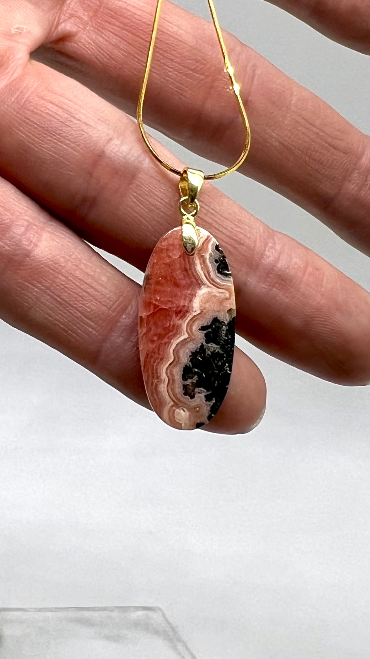 Rhodochrosite Necklace - Sister Best Friend