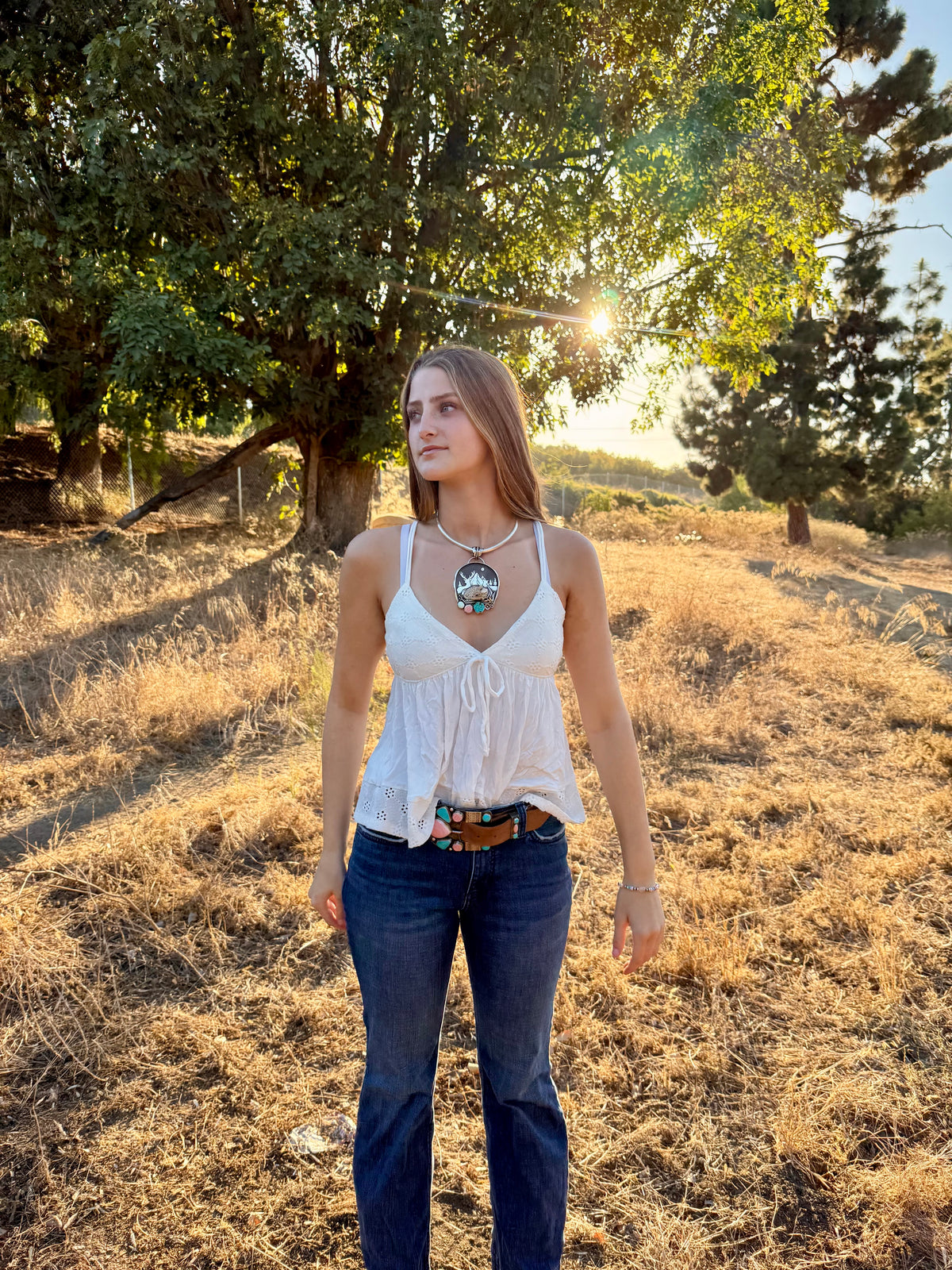 Kingman Turquoise, Royston & Pink Conch Belt Buckle with Keeper | Montana Collection