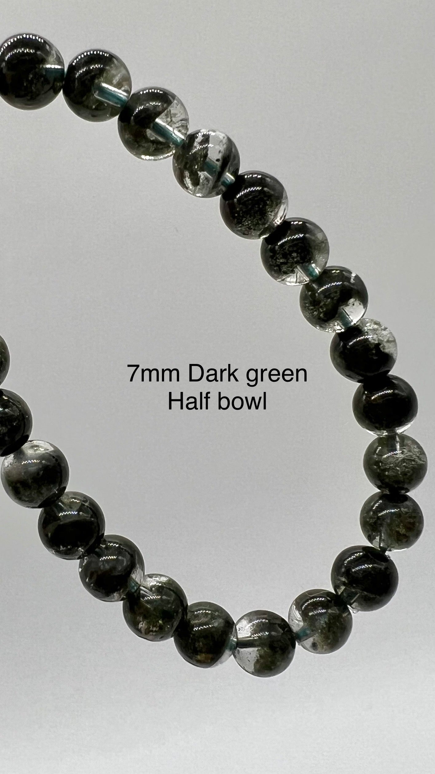 HQ Lodalite layered Garden Quartz Phantom Bracelet - Cleansing, Healing, Energy, Focus, Balance