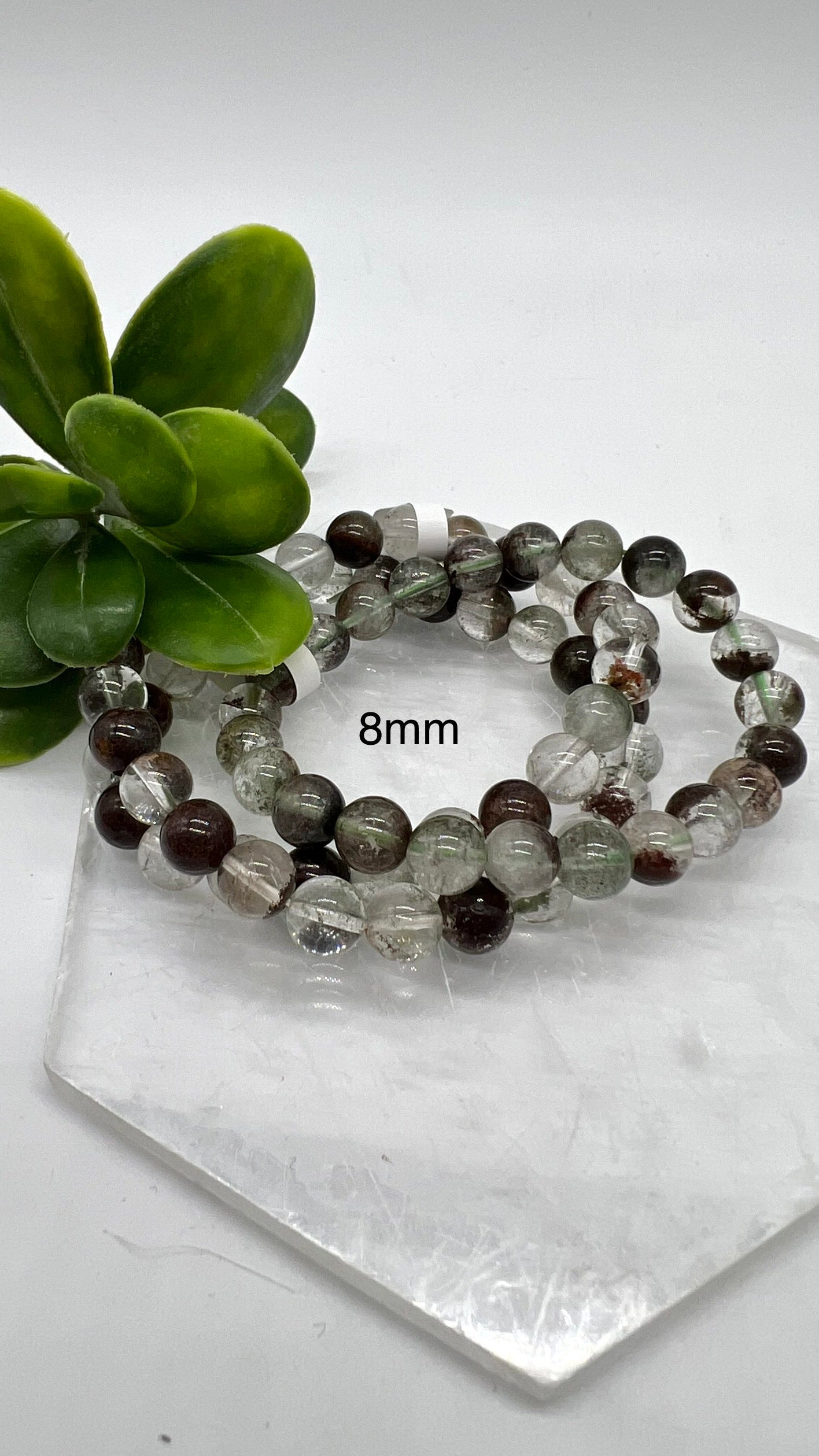 Phantom Garden Quartz Bracelet - Cleansing, Healing, Energy, Focus, Balance