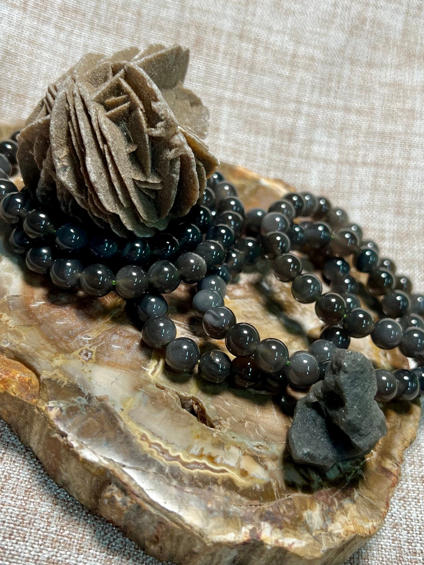 Meteorite Bracelet - Protection, Fertility, Endurance, Encourages us to be present