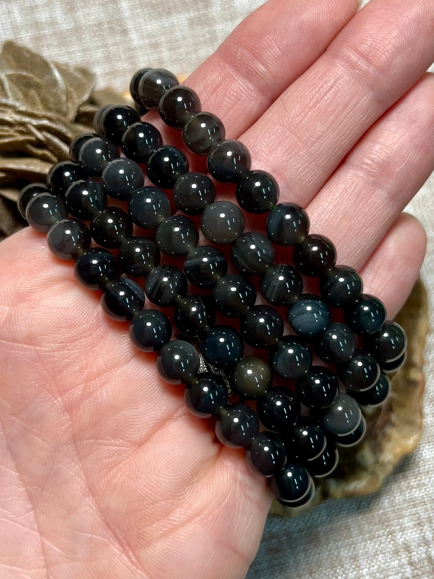 Meteorite Bracelet - Protection, Fertility, Endurance, Encourages us to be present