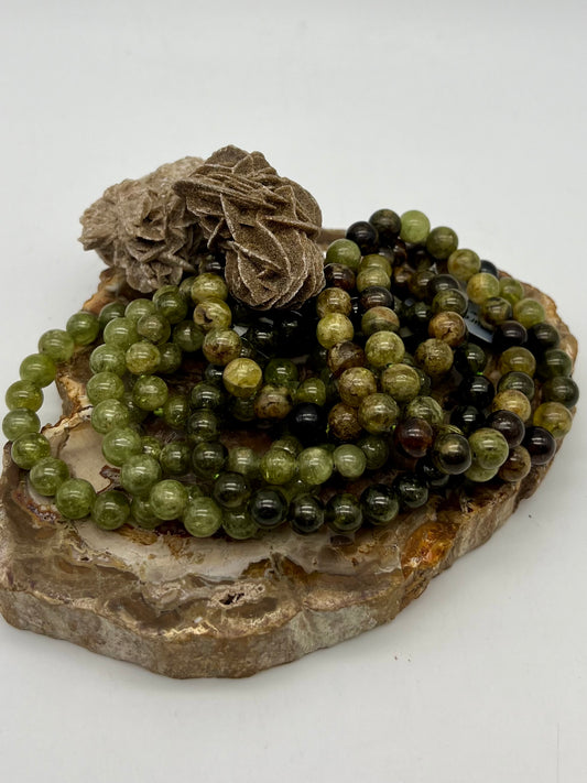 Tsavorite/Green Garnet Bracelet - Confidence, Prosperity, Past Trauma, Success