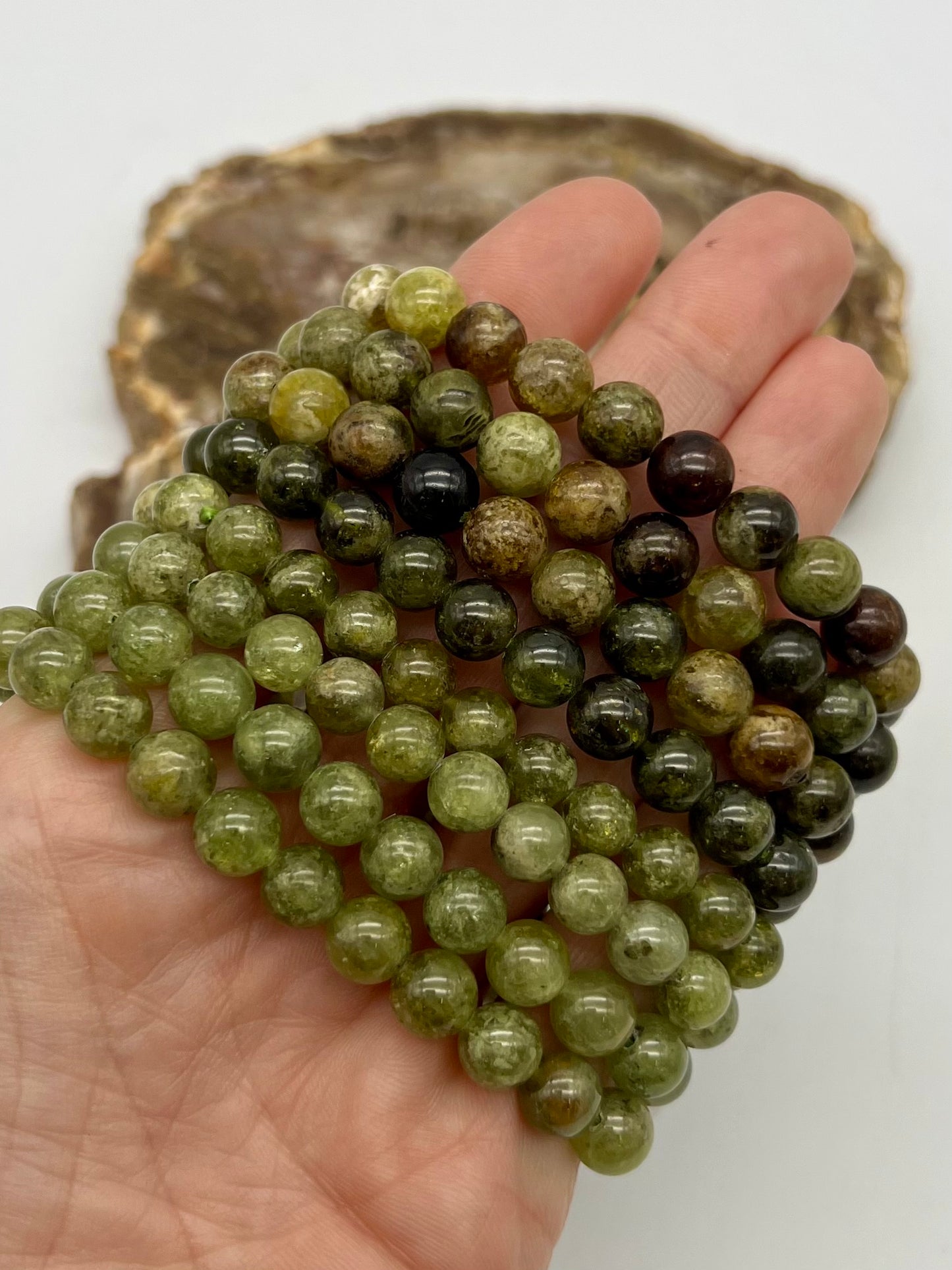 Tsavorite/Green Garnet Bracelet - Confidence, Prosperity, Past Trauma, Success