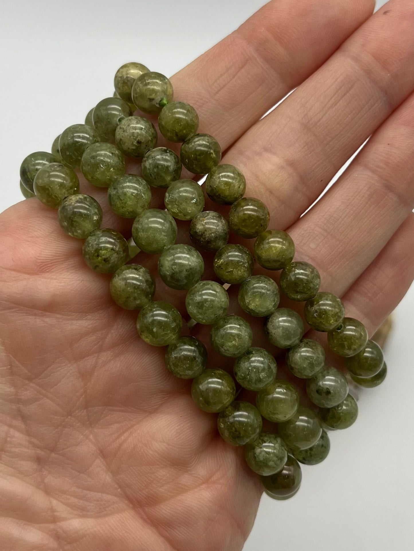 Tsavorite/Green Garnet Bracelet - Confidence, Prosperity, Past Trauma, Success