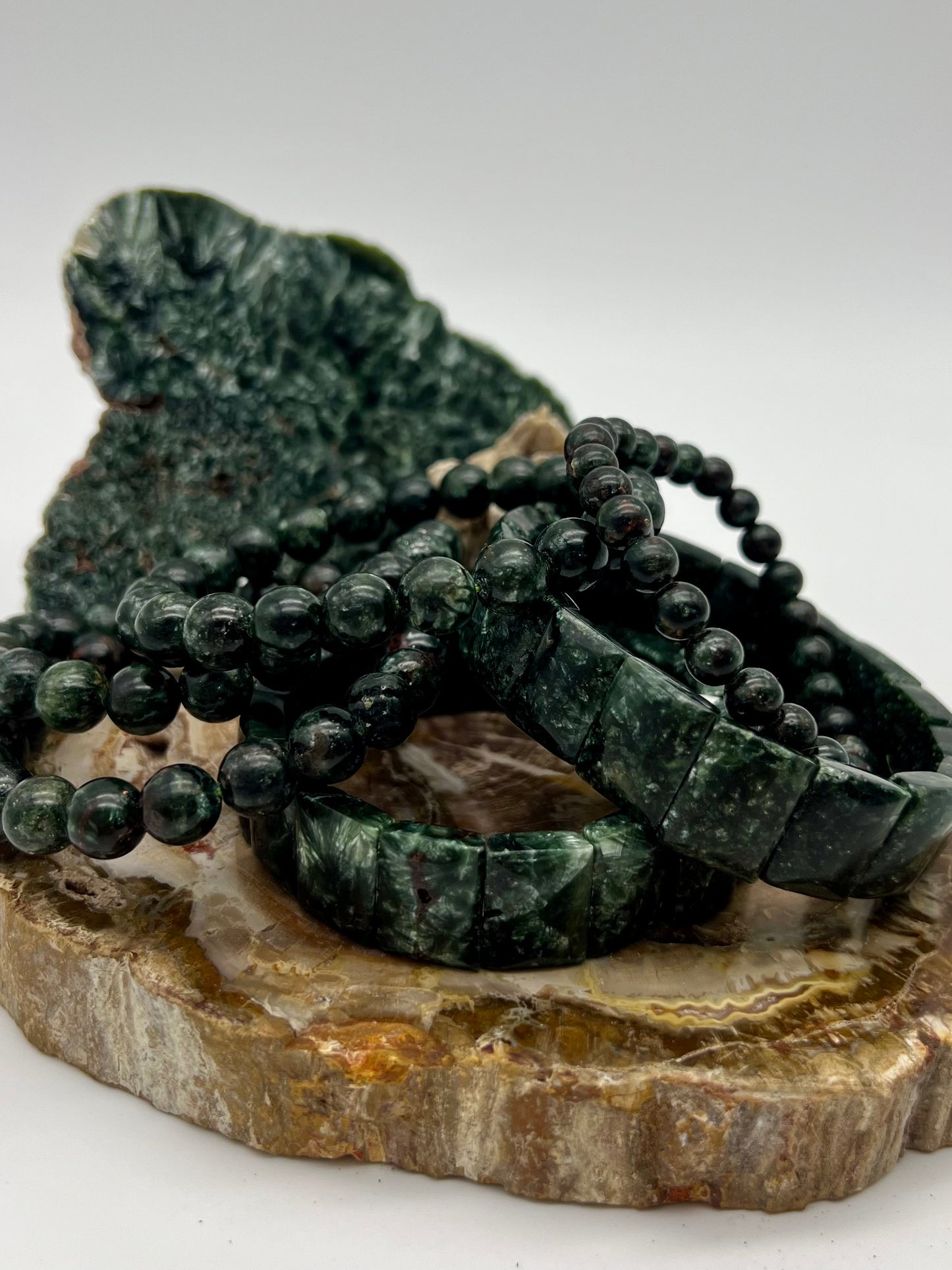 Seraphinite Bracelet - Trust, Leadership, Health, New Beginnings
