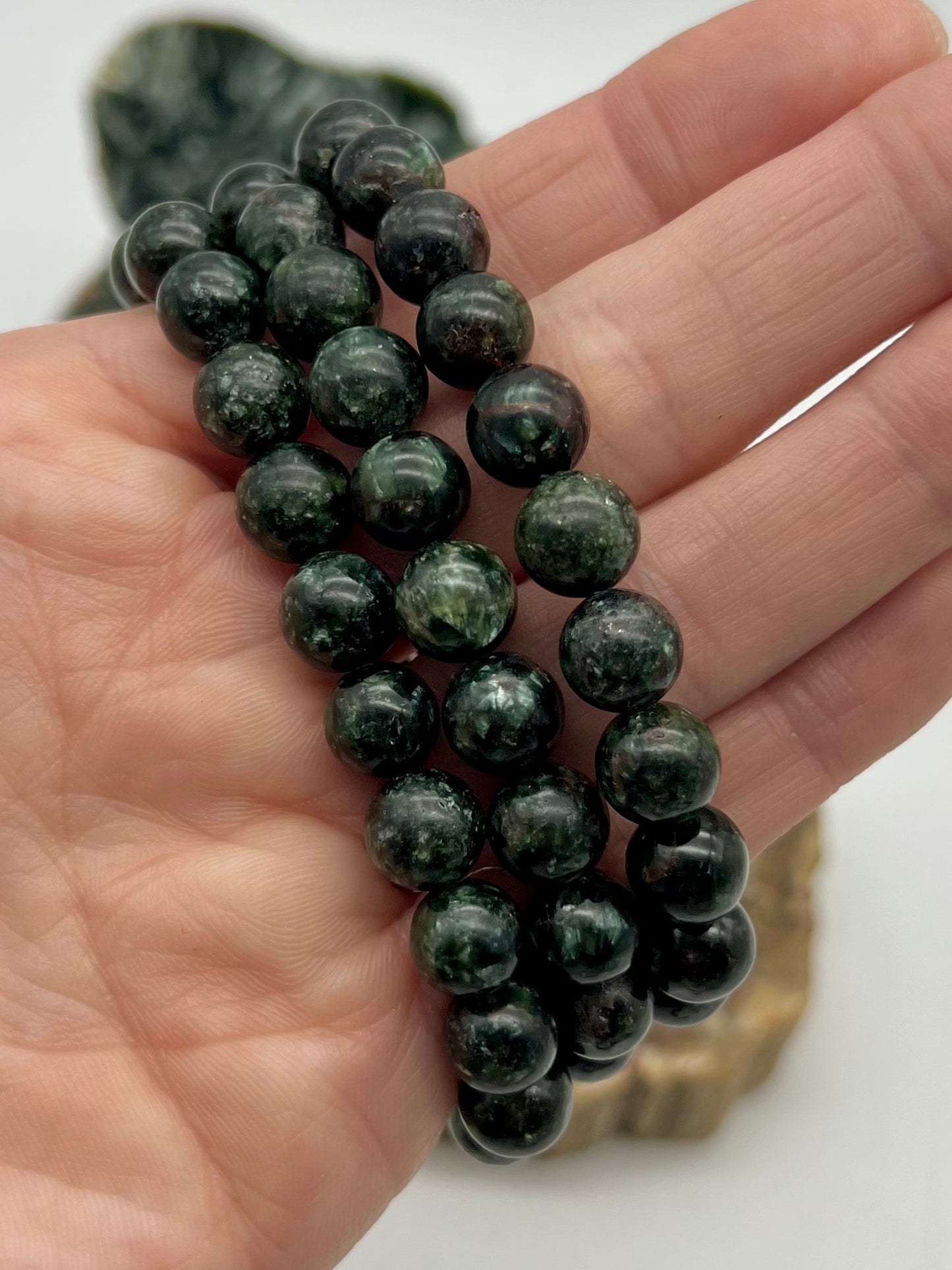 Seraphinite Bracelet - Trust, Leadership, Health, New Beginnings