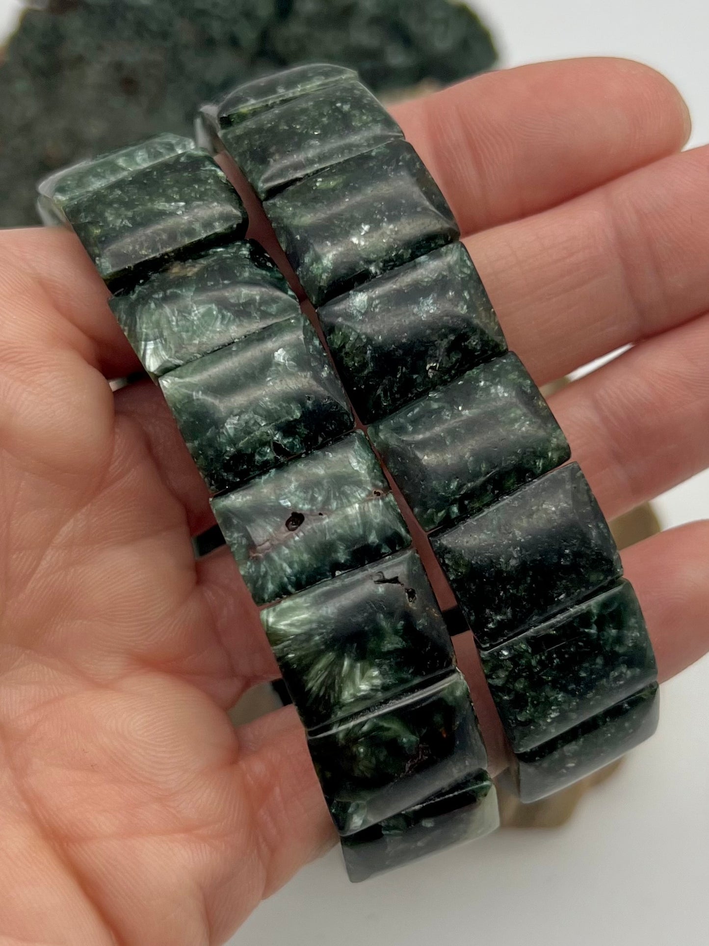 Seraphinite Bracelet - Trust, Leadership, Health, New Beginnings