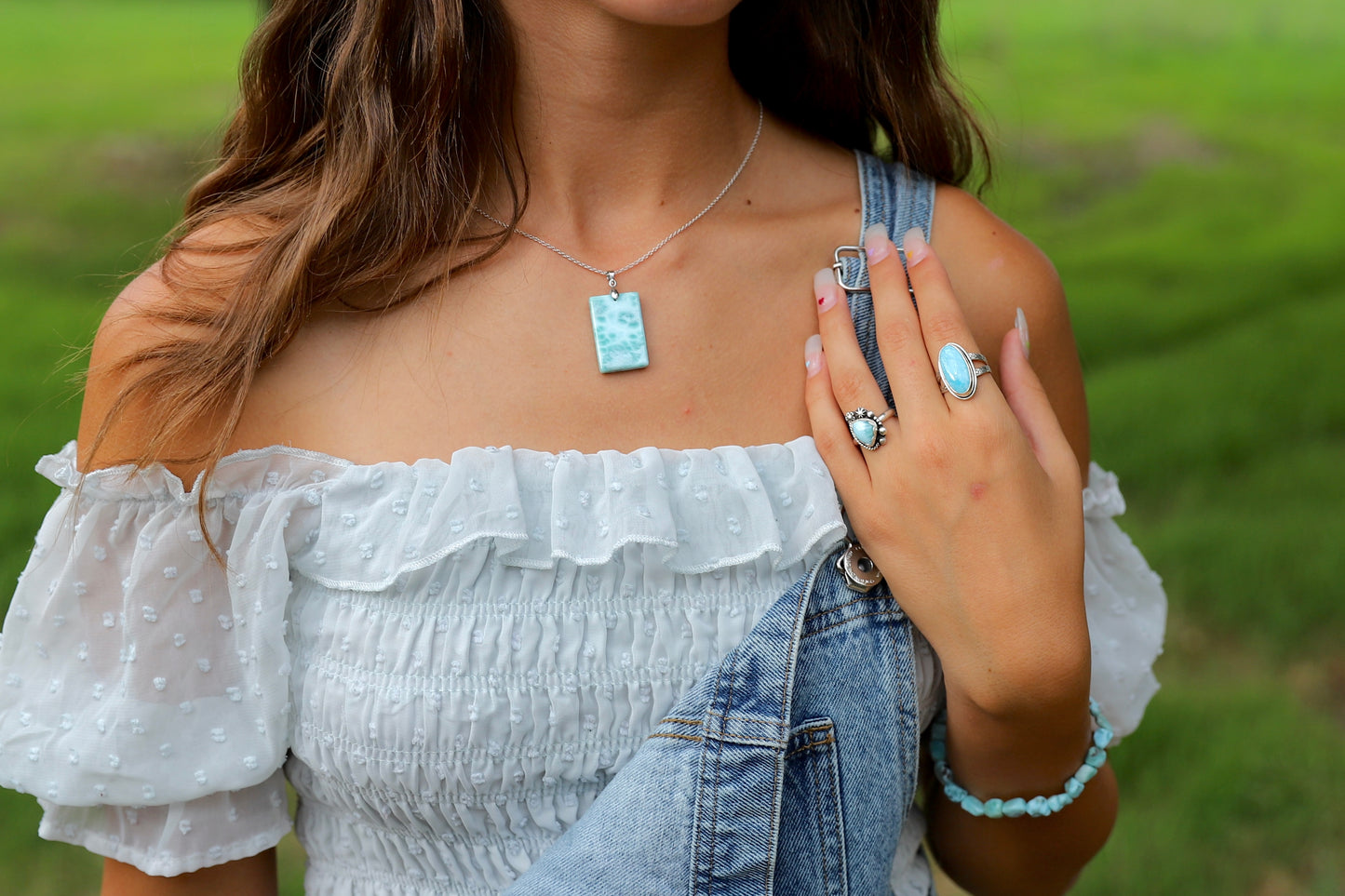 Larimar Necklace