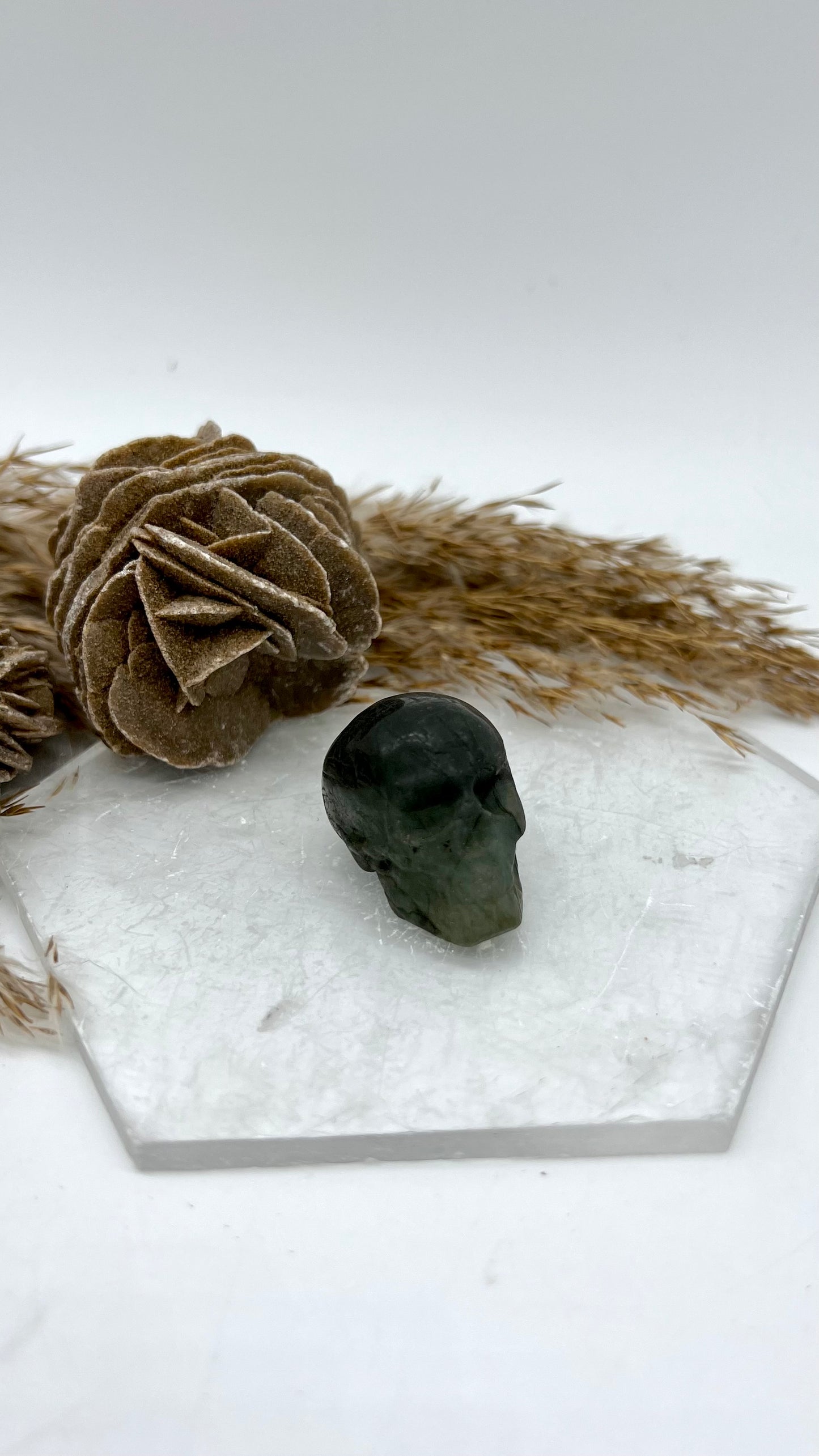 Labradorite Skull Small