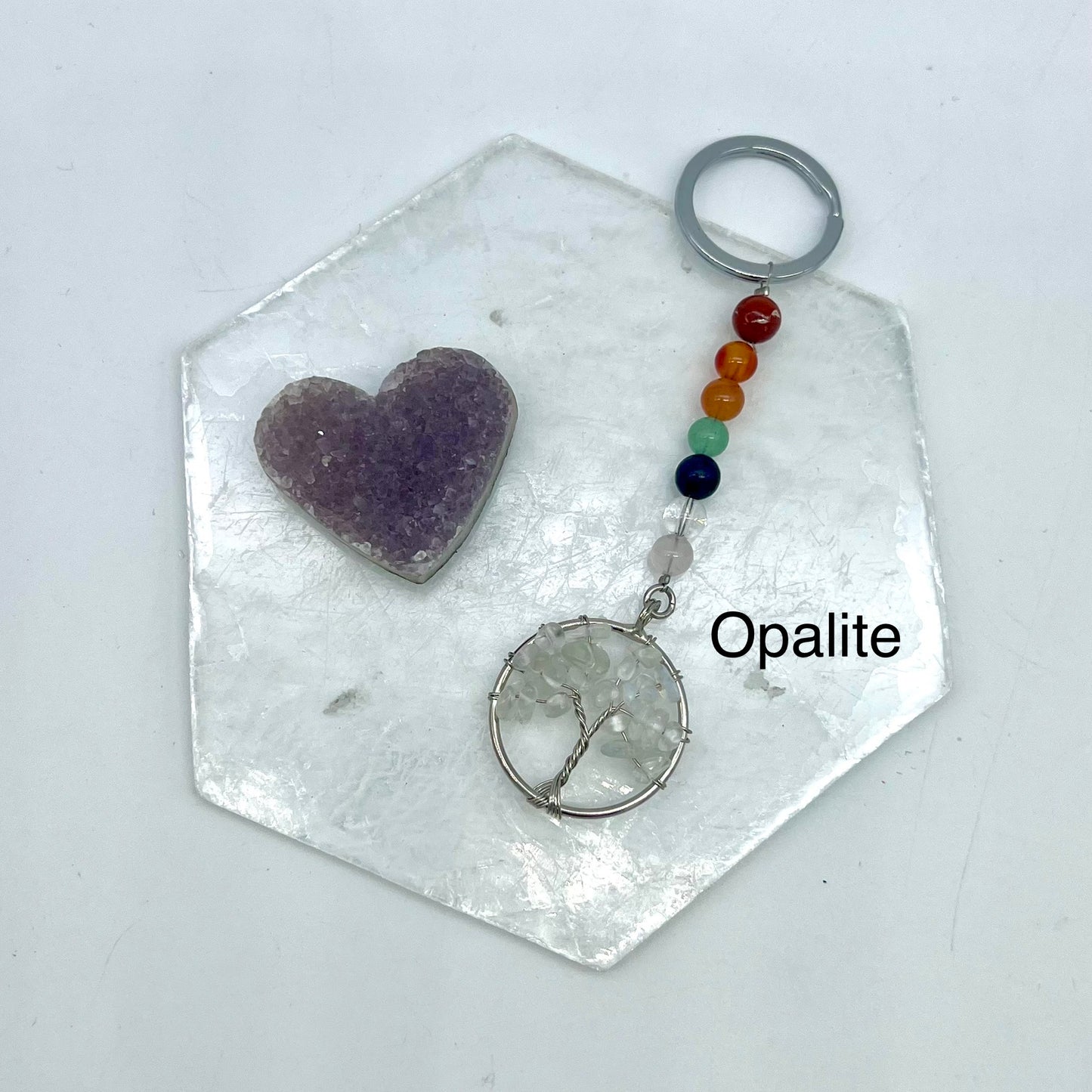 7 Chakra Tree of Life Keychains