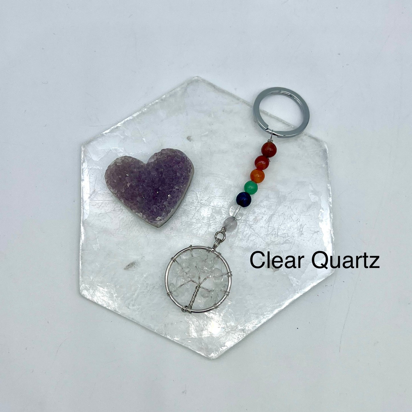 7 Chakra Tree of Life Keychains