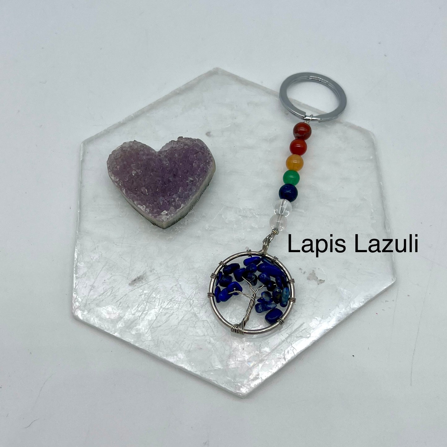 7 Chakra Tree of Life Keychains