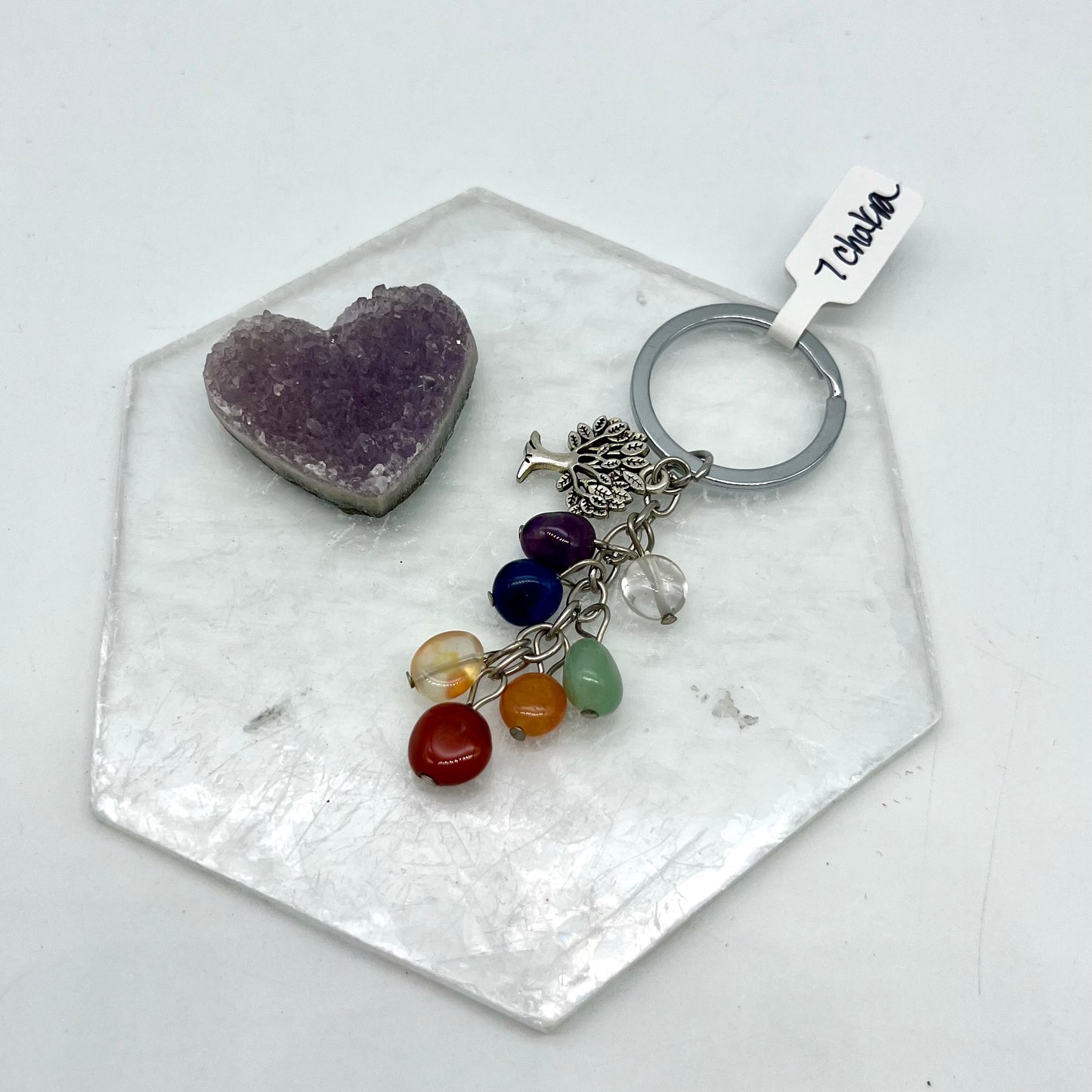 Crystal Tree of Life Keychains