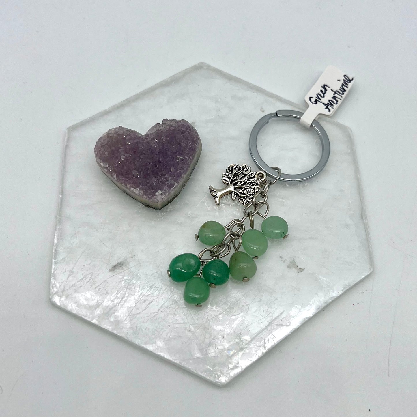 Crystal Tree of Life Keychains