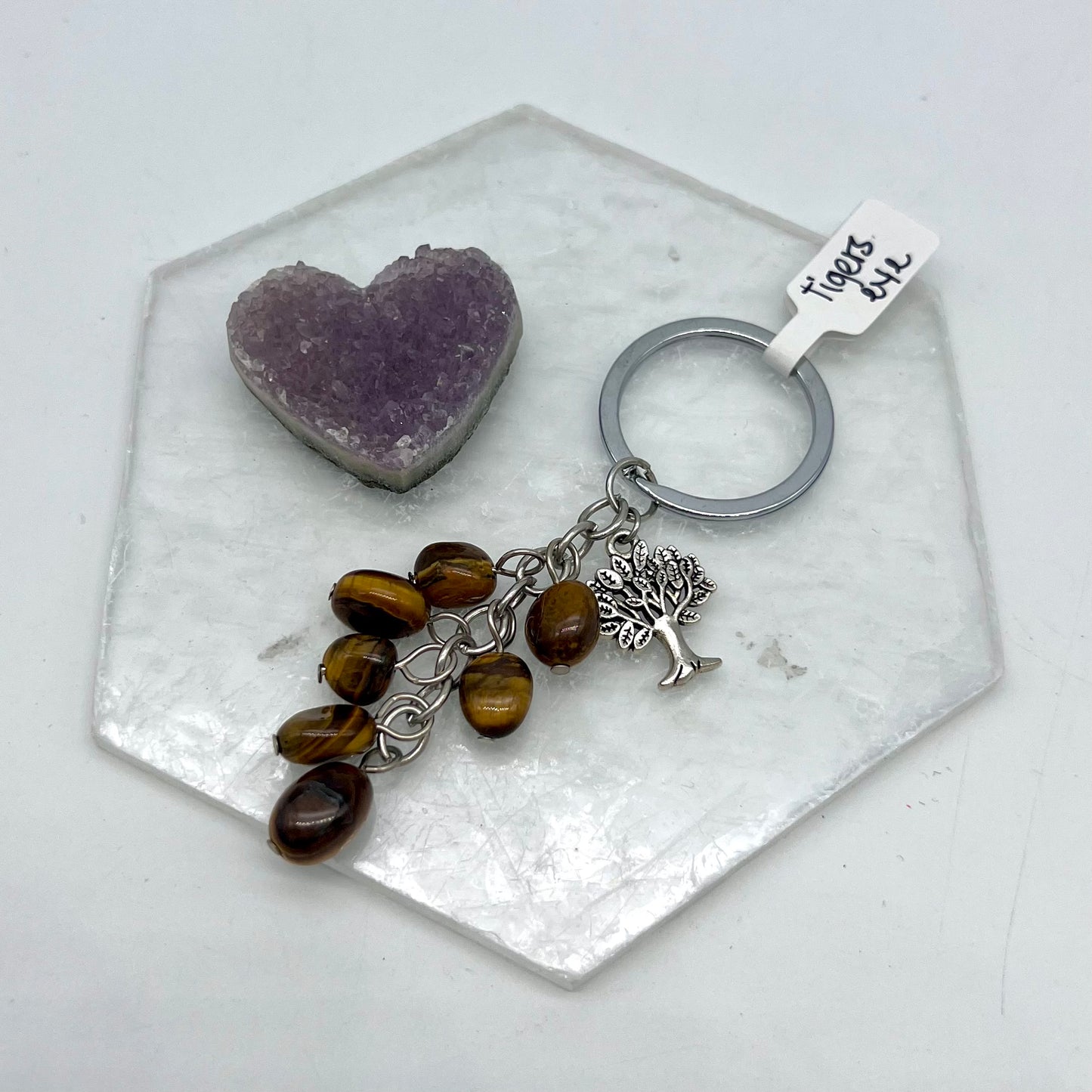 Crystal Tree of Life Keychains