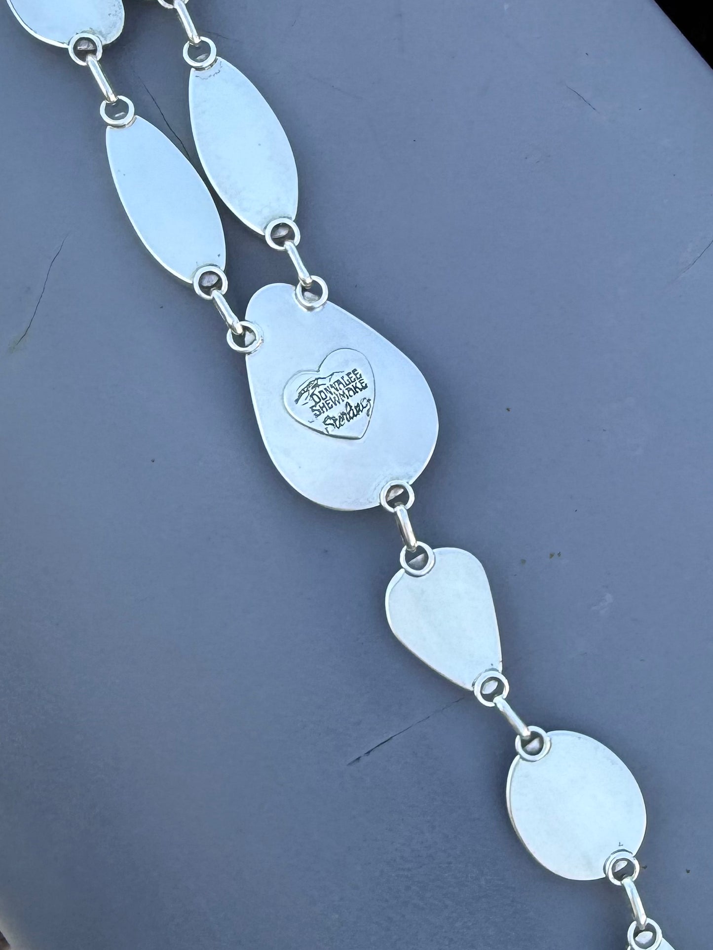 Royston Turquoise & Montana Agate Sterling Silver Statement Necklace | Montana Collection